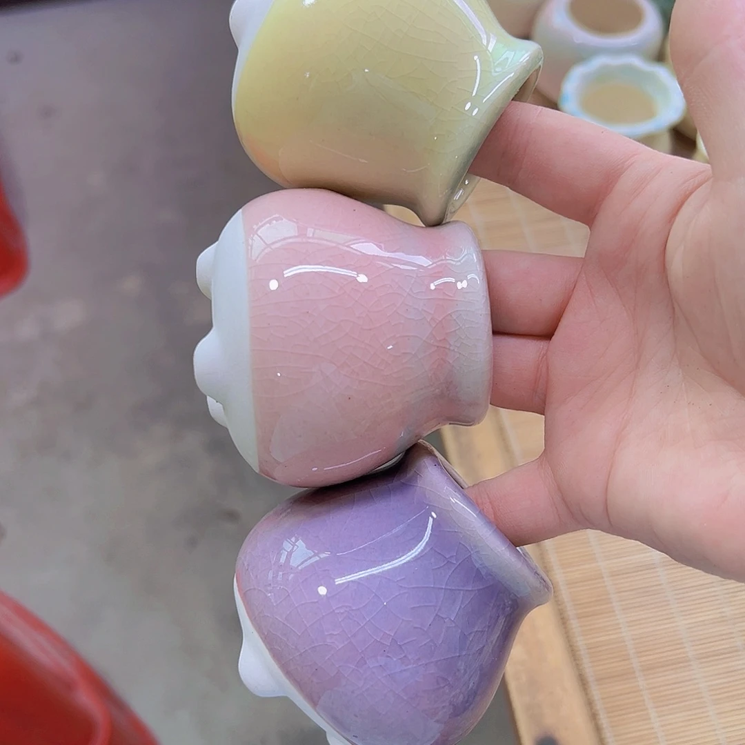 陶瓷花盆当场满12包邮