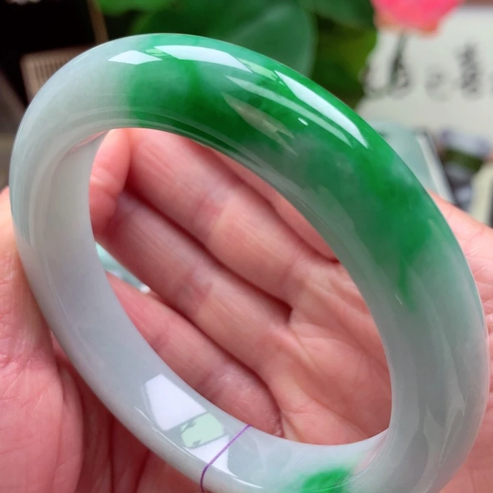 翡翠未镶嵌手镯天然翡翠手镯