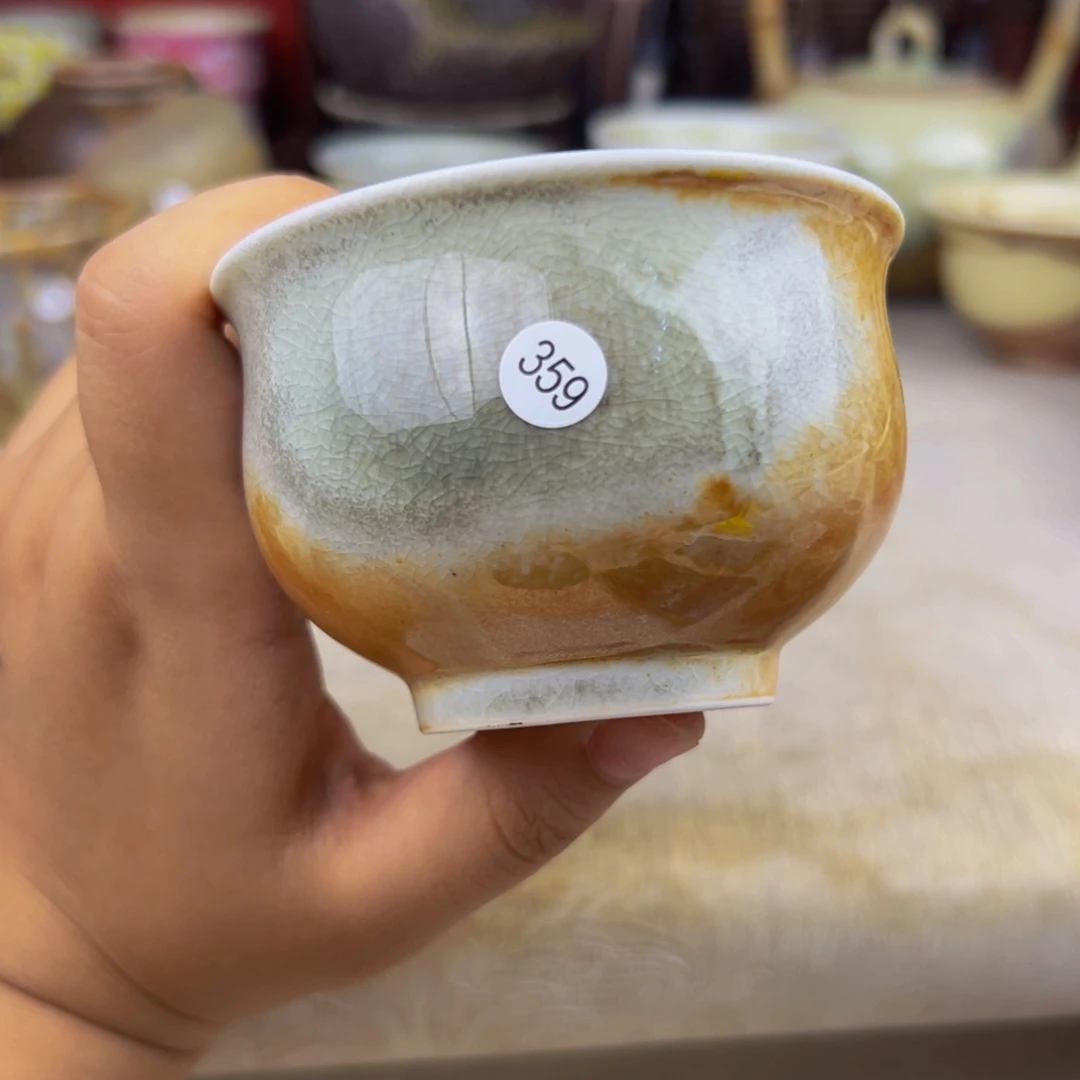 杯纯手工柴烧主人杯