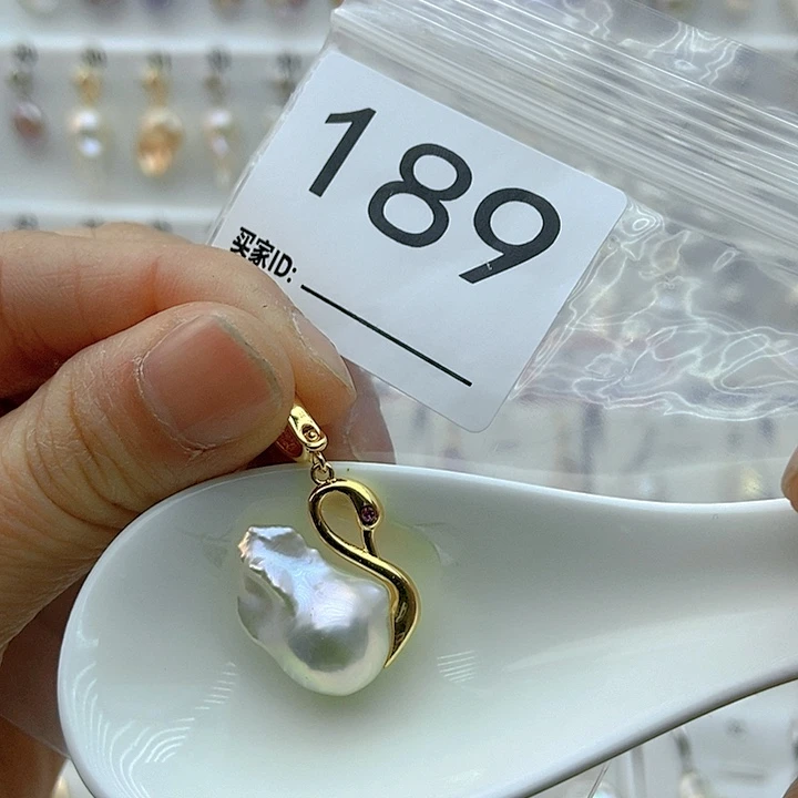 淡水珍珠颈饰银S925镶嵌