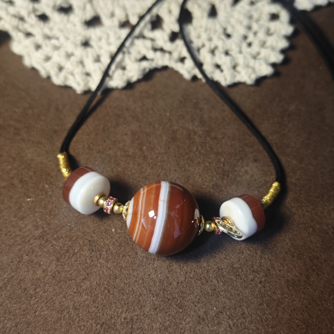 【鲸禧云珠】红一线项链 A069