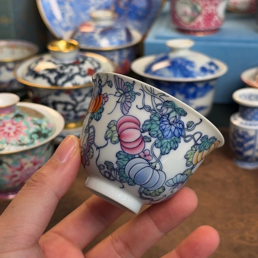 纯手工手绘陶瓷茶具