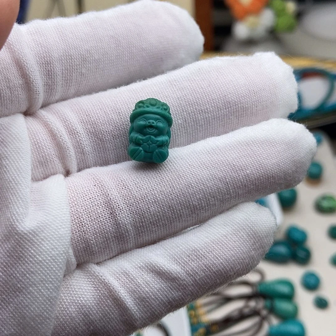 绿松石未镶嵌绿松石配饰h
