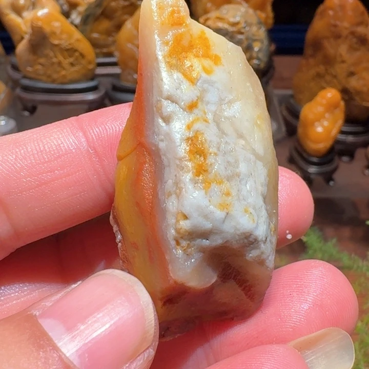 寿山石水**影寿山石石头