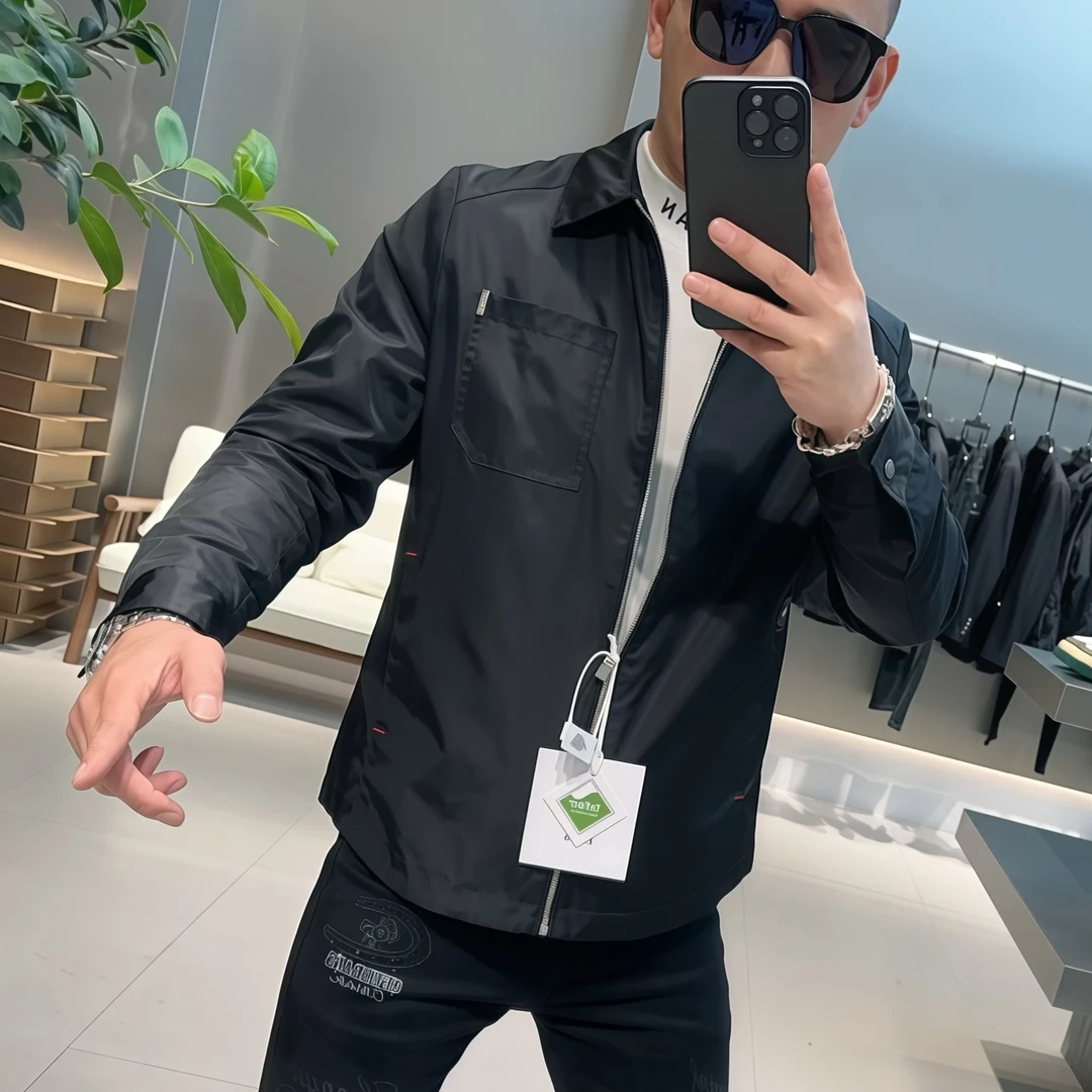 【VG轻奢】春款高端衬衫式翻领时尚百搭夹克外套188