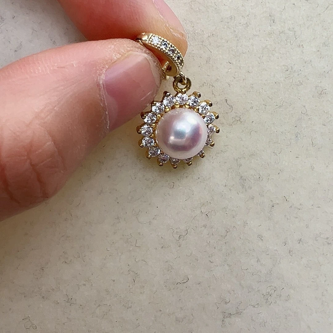 淡水珍珠耳饰未镶嵌