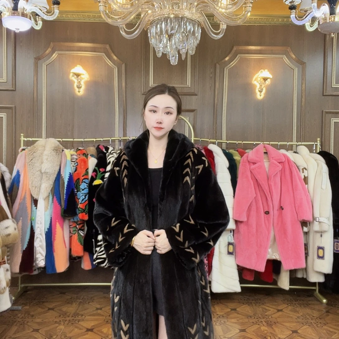 貂皮大衣时尚潮流