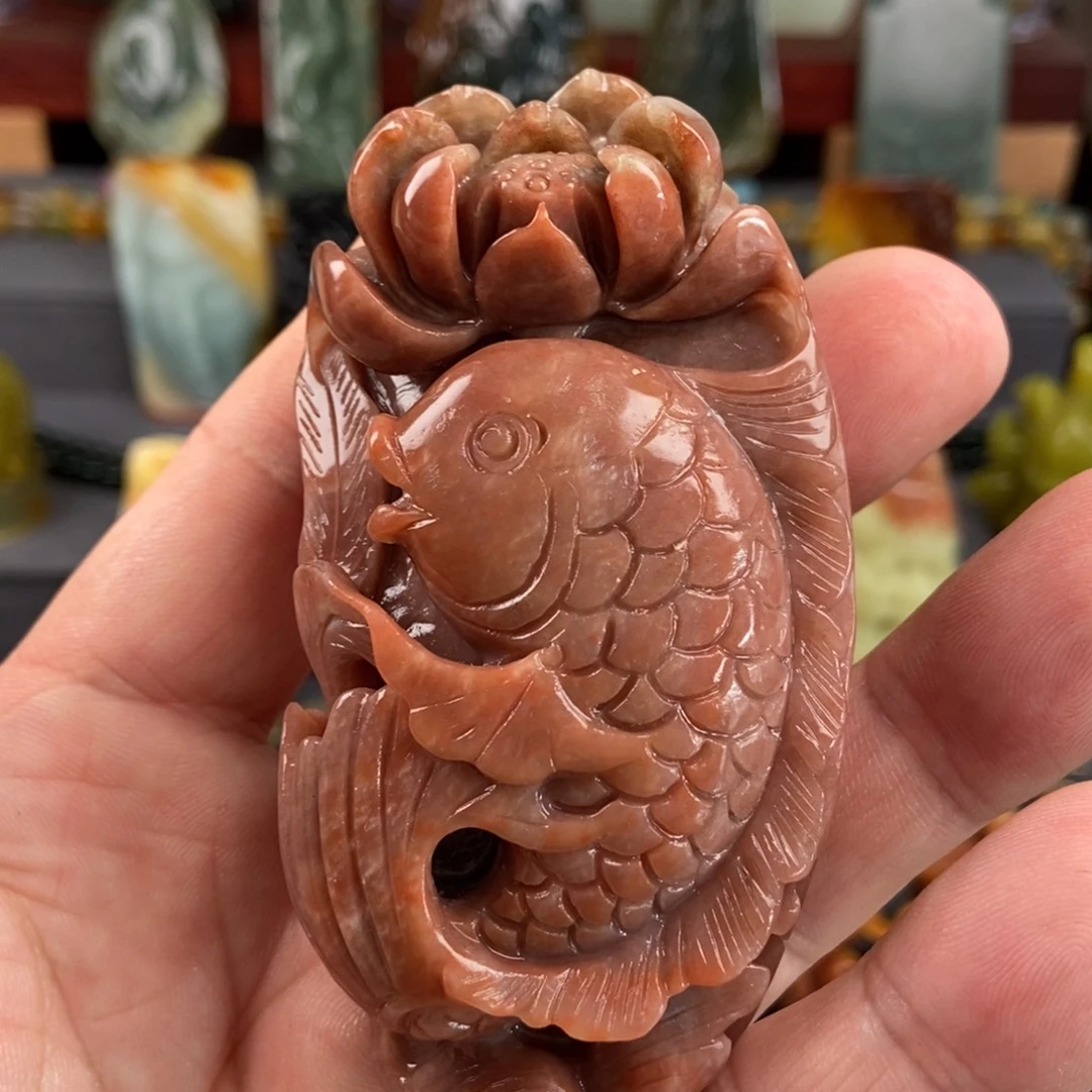 岫玉未镶嵌手把件