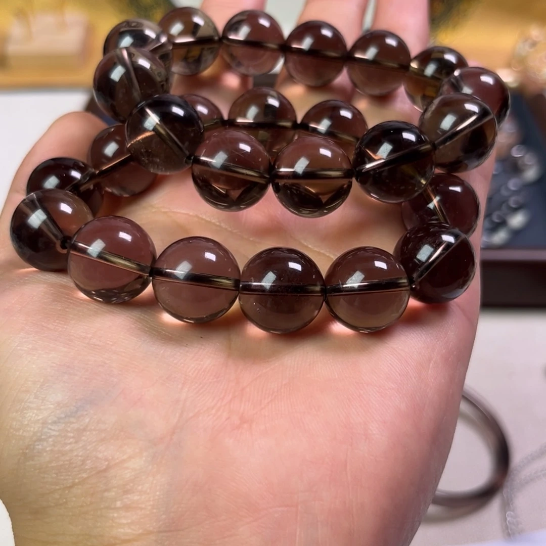 【闪购商品】水晶手链未镶嵌茶水晶16