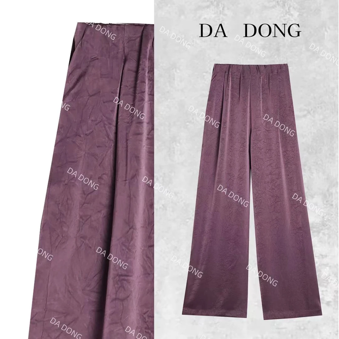 甩甩裤--新中式国风气质时尚百搭显瘦休闲夏季复古宽松垂感阔腿裤