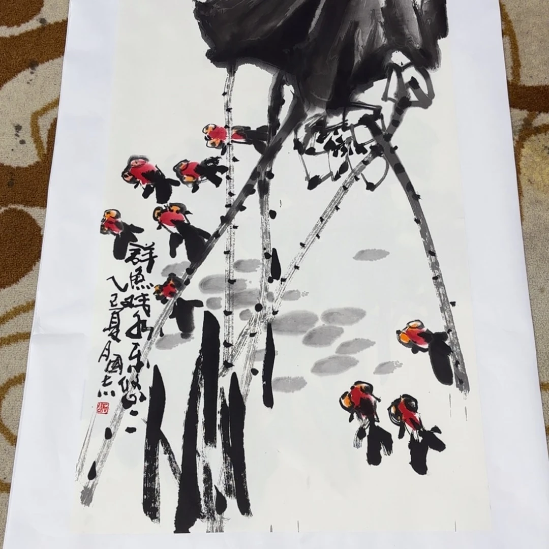 国画石国志老师作品刘