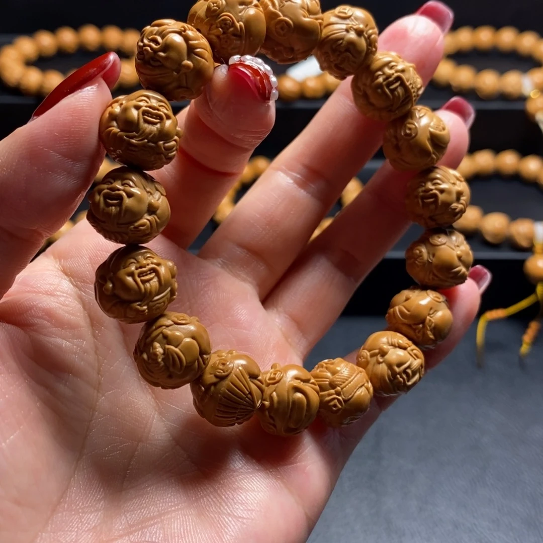 手串猴头核桃瑞兽财神14+