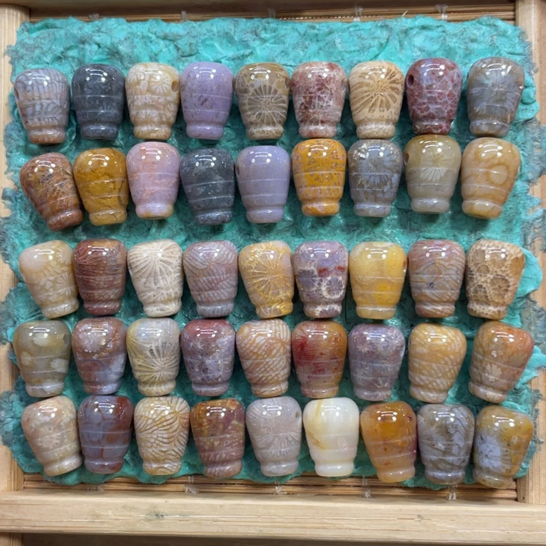 硅化玉未镶嵌颈饰精品三通30米1个