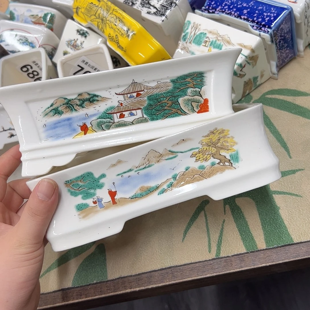 紫砂花盆181号瑕疵2个20/13/6.5cm