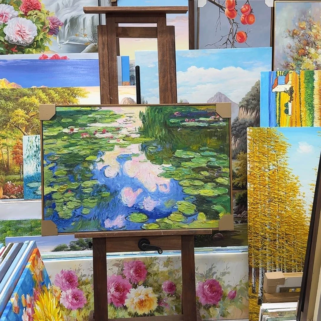 油画6090油画作品入选全国美展