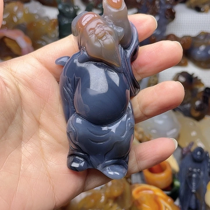 玛瑙/玉髓饰品未镶嵌自*