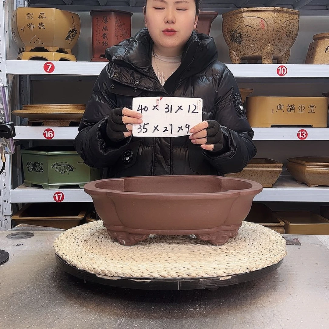 紫砂花盆紫砂花盆