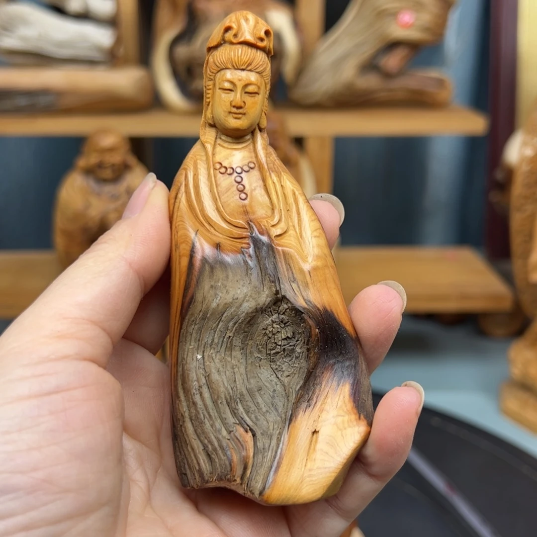 木金****?崖柏木摆件手把件
