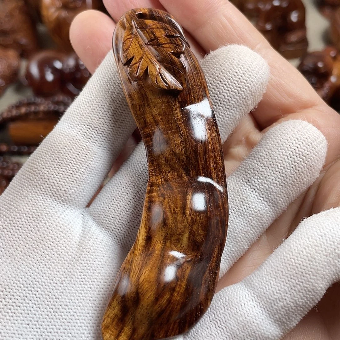 黄花梨/降香黄檀福豆把件