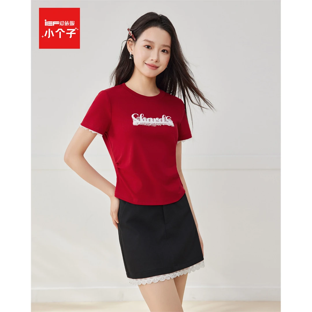 IEF/爱依服2025新款夏季针织T恤6210-DS0210-X-