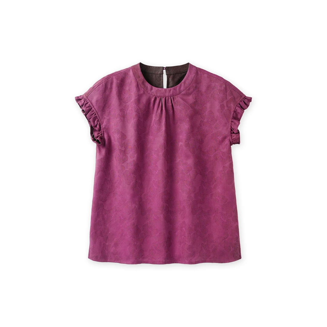 新款红云纱小衫JEX-L90361