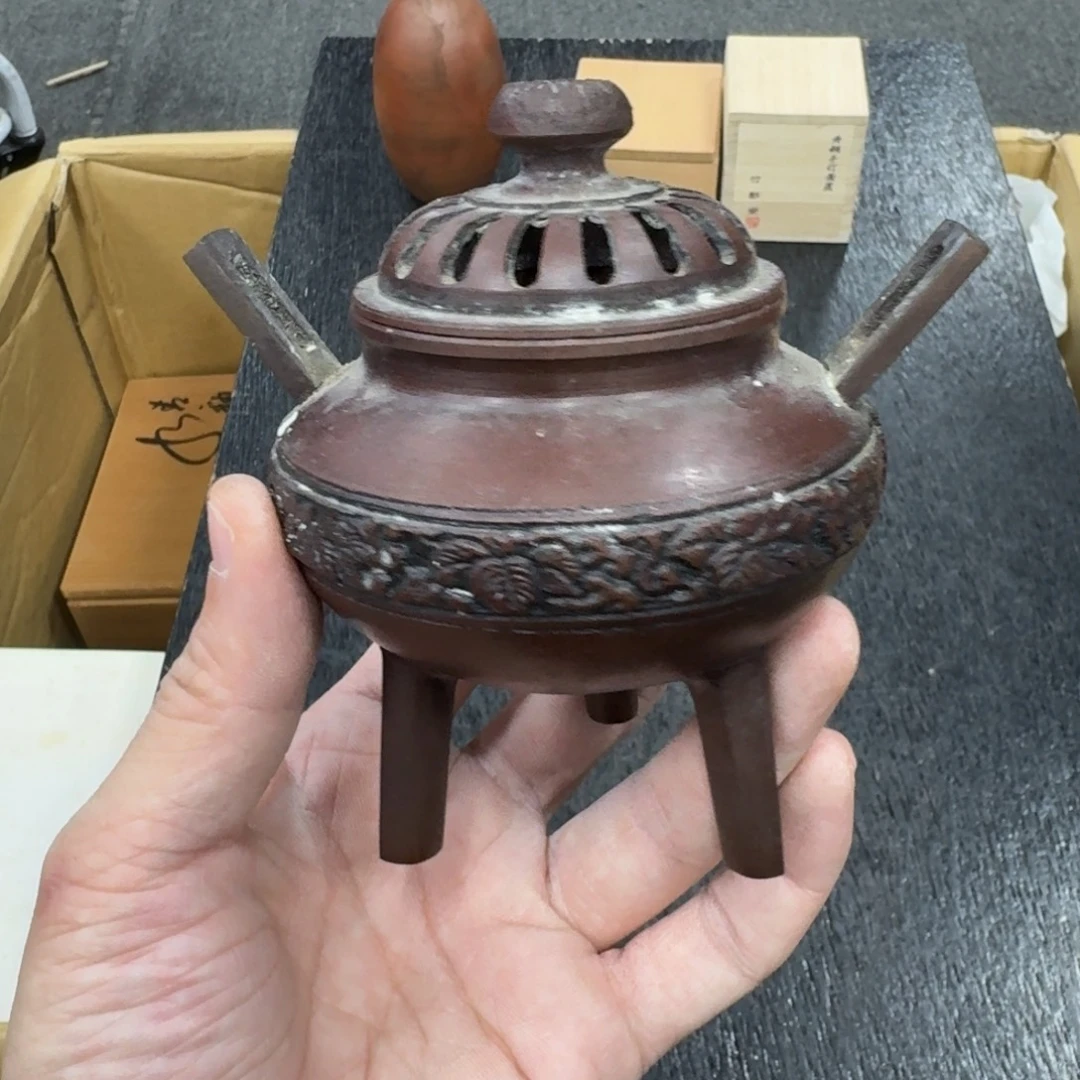 铜日本中古工艺品摆件