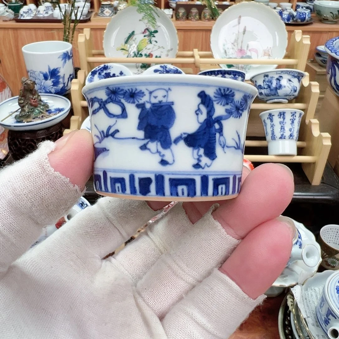 柴窑茶具茶杯茶壶盘子