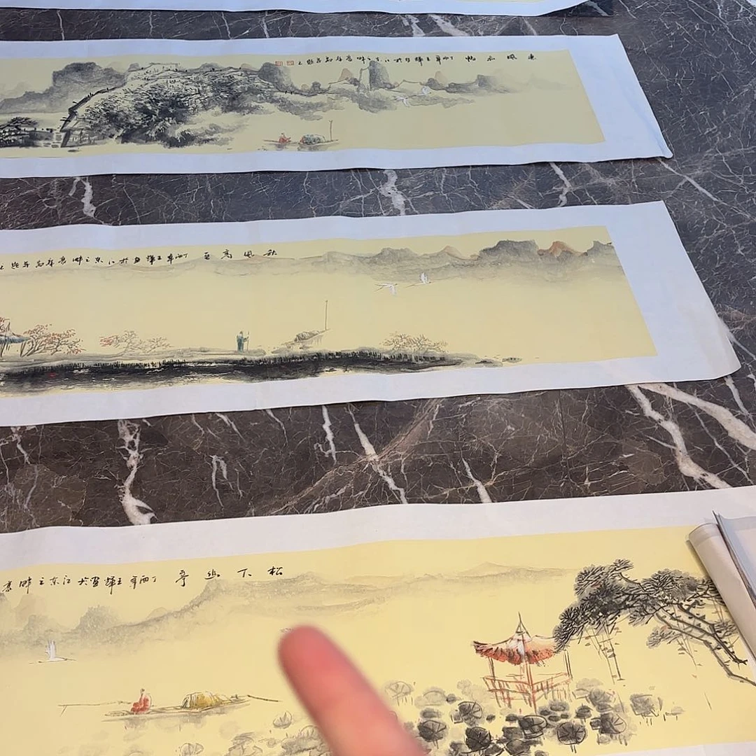 横款精品书画作品