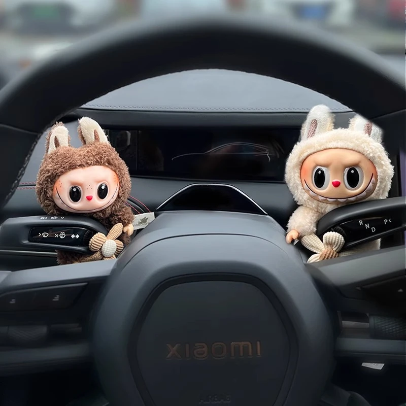 2025新款车载怀挡装饰档把摆件拉布布雨刮器装饰公仔转向灯玩偶