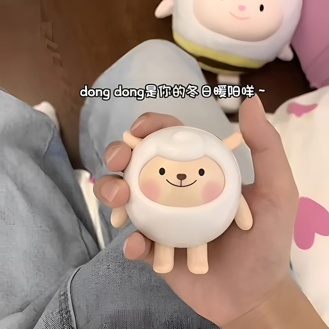 GIOIO可爱dongdong羊发声卡通可爱说话电子发声公仔模型解压摆件