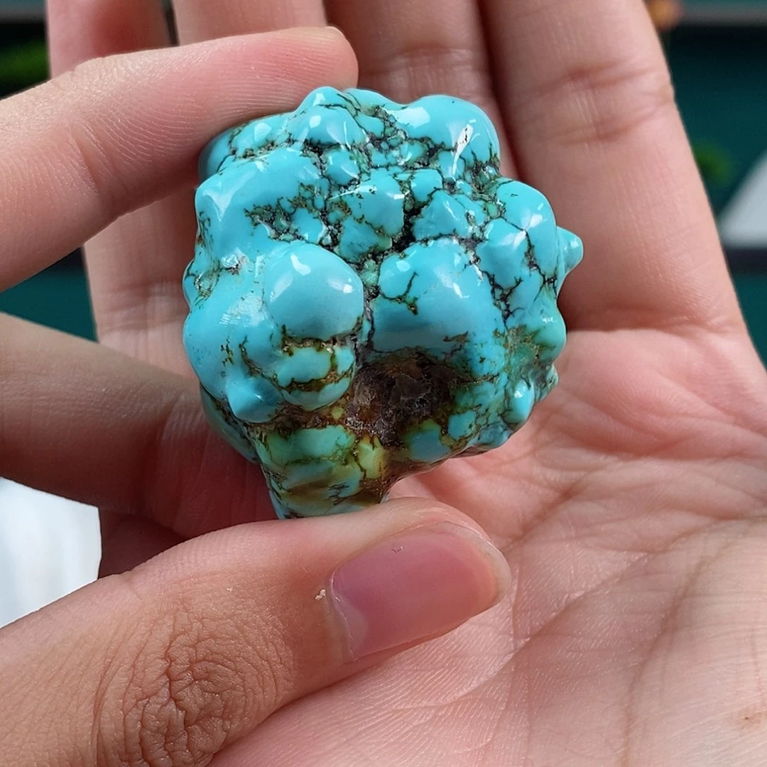 绿松石珠宝奇石未镶嵌