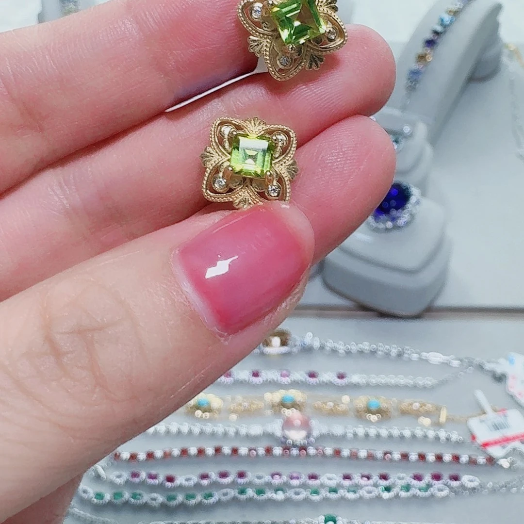 吊坠925银合成立方氧化锆耳钉