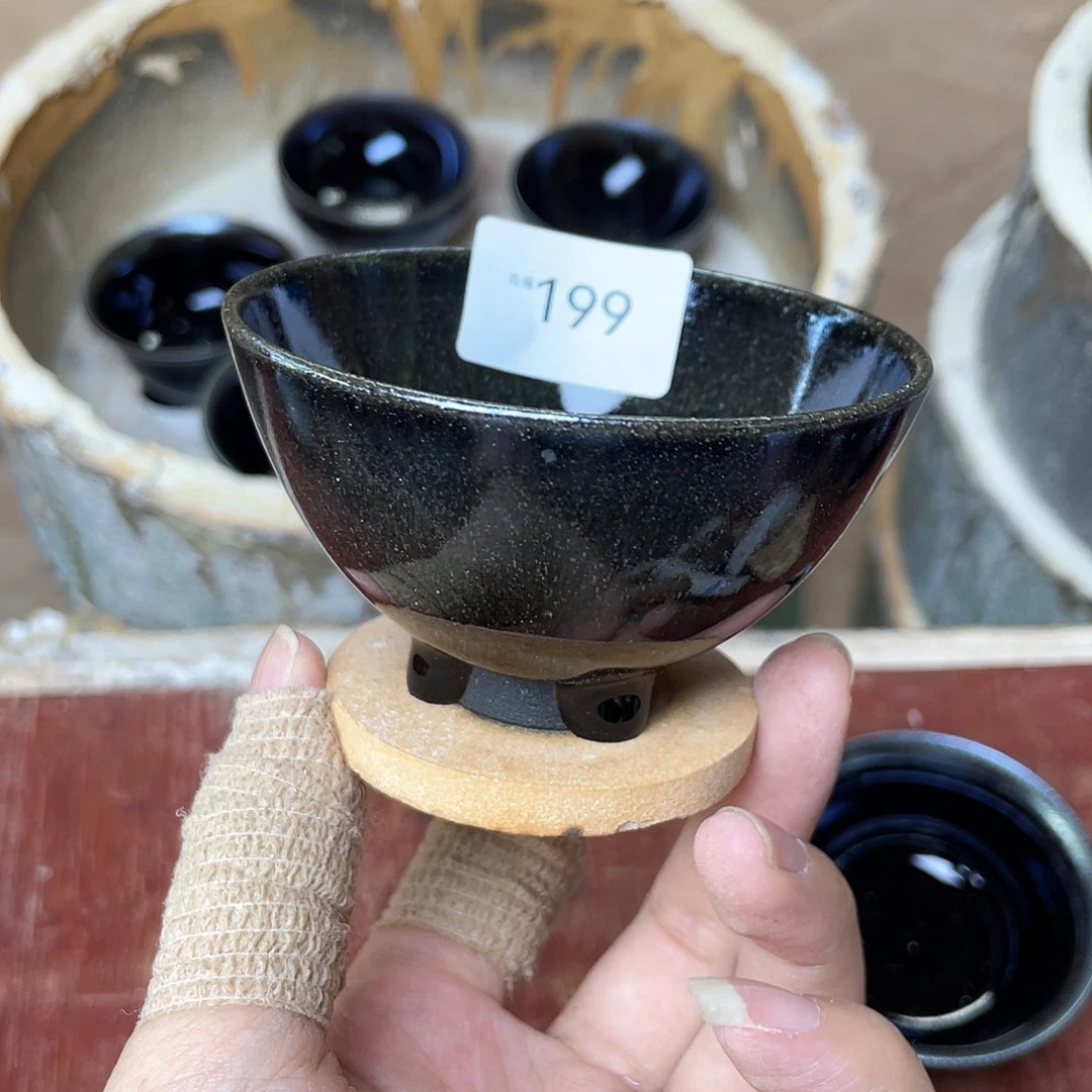 茶盏199 福临号建盏柴烧微瑕
