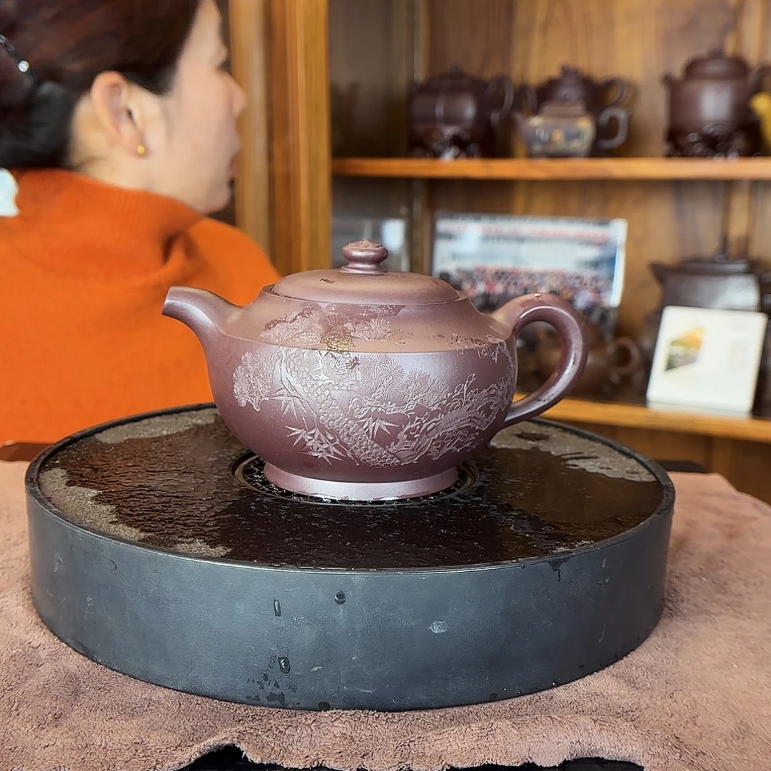 茶壶紫砂周丽君老师紫砂壶