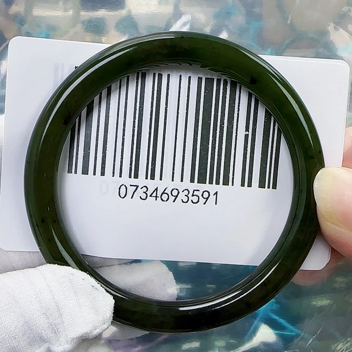 和田玉未镶嵌手镯包容55.3