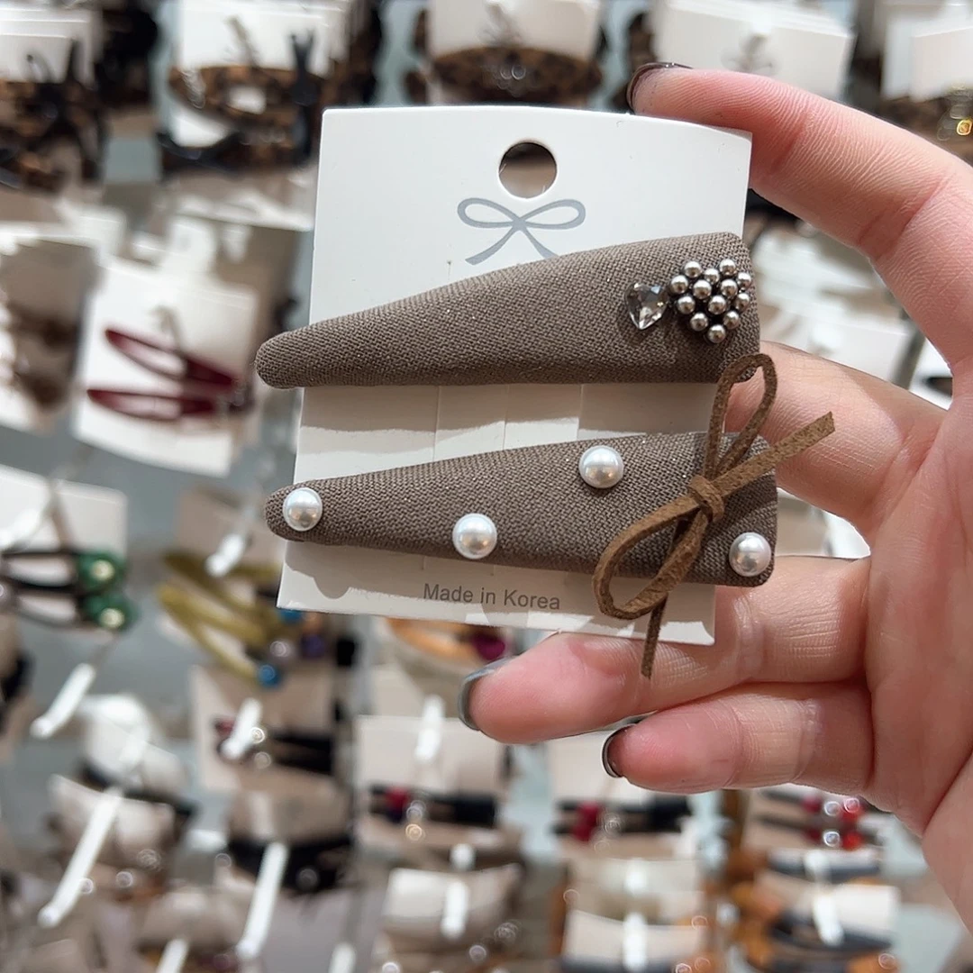 布艺非金属AB款拜拜夹