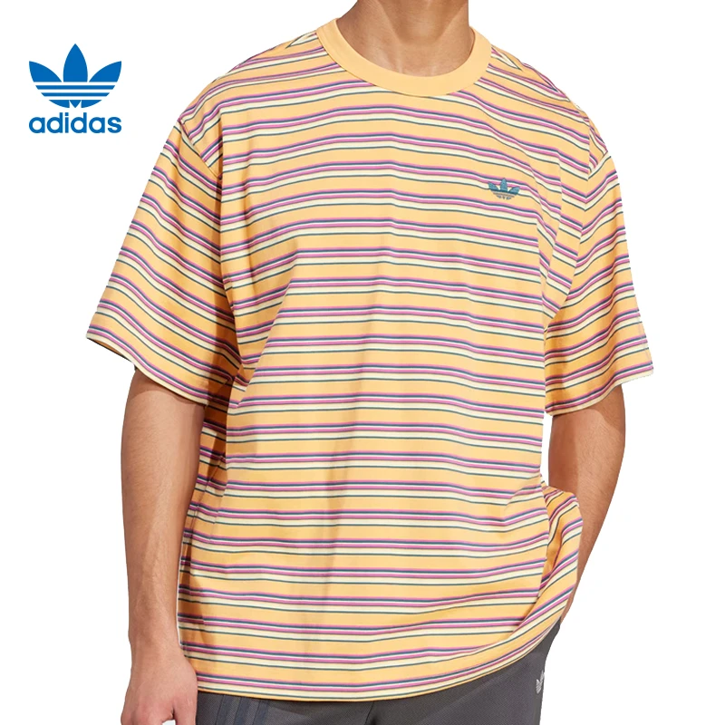 adidas/阿迪达斯男子三叶草系列运动休闲圆领短袖T恤 KB8356