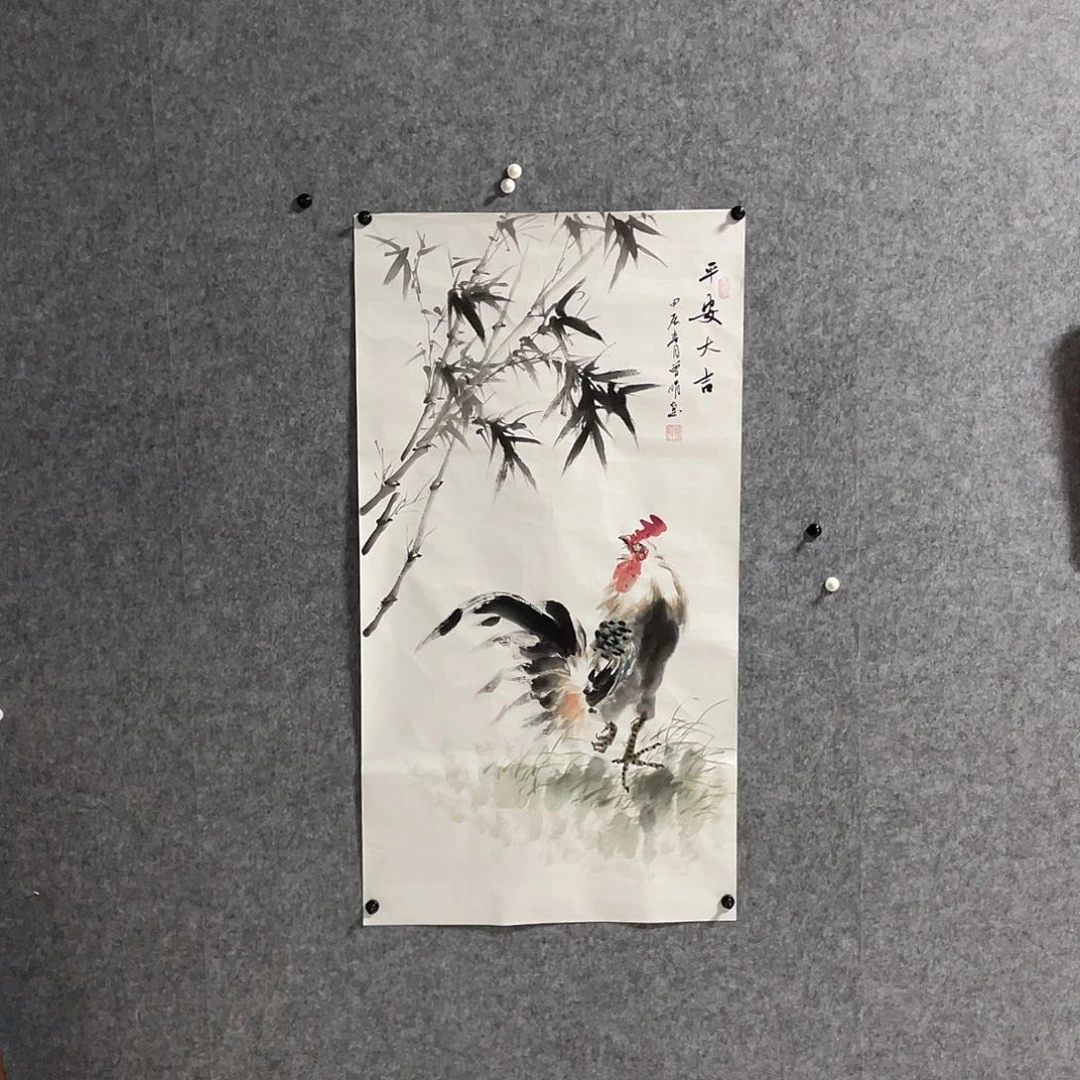 国画捡漏三尺画芯