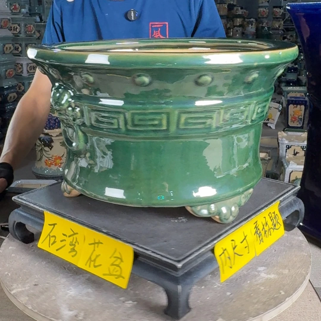 一风堂石湾花盆 内29*17
