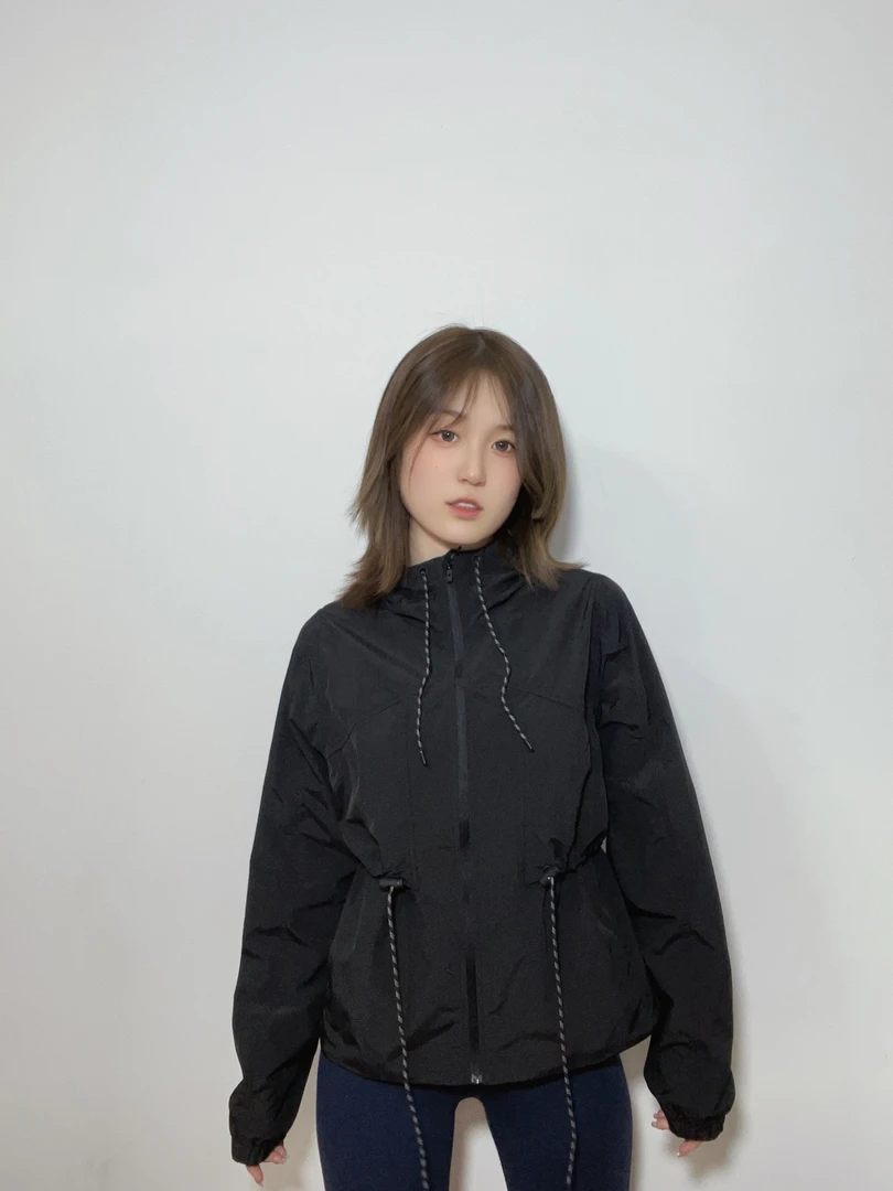 【抽绳款】双色连帽夹克