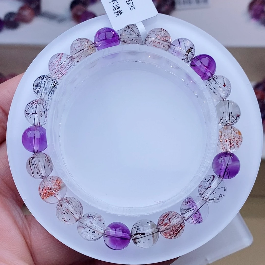 未镶嵌手链水晶仙女超七8+m