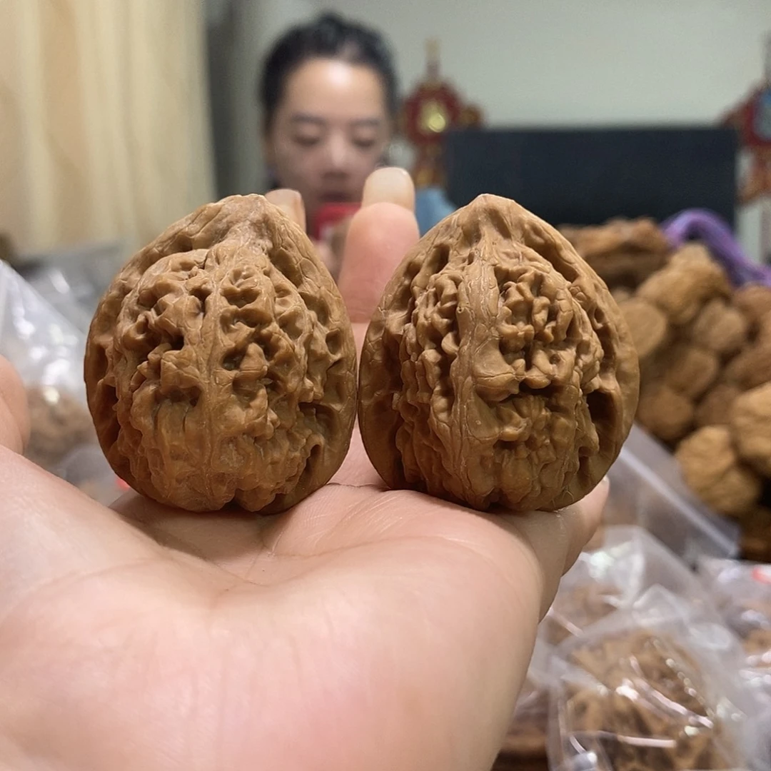 把件文玩核桃40核樽有黄有虫眼