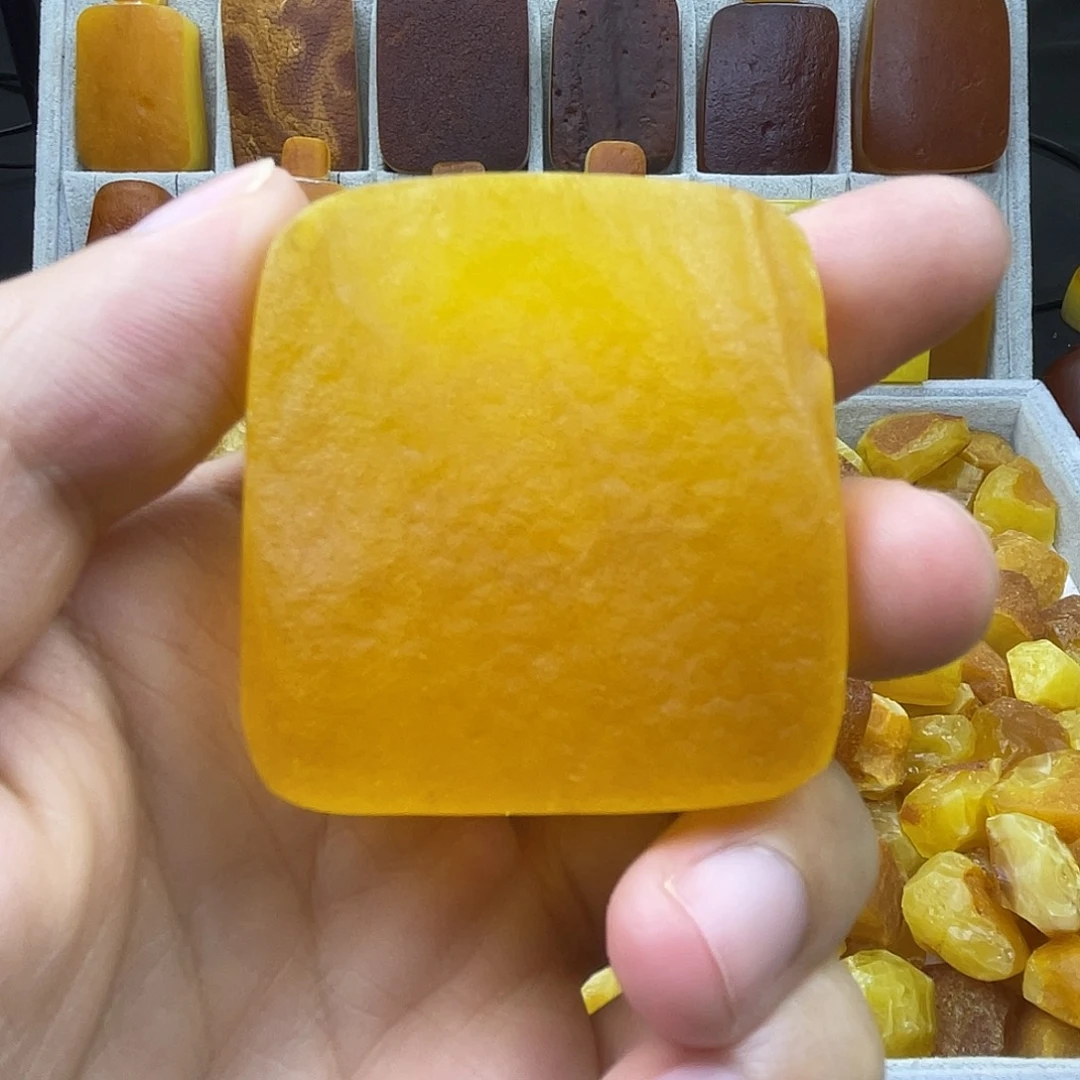 定制蜜蜡未镶嵌天然蜜蜡