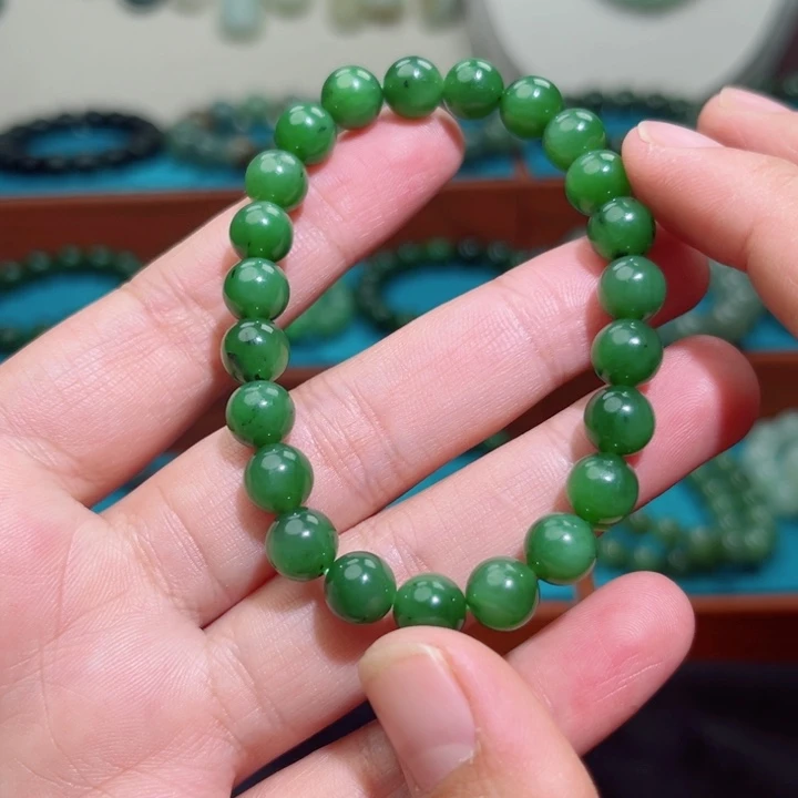 和田玉未镶嵌手链卡8