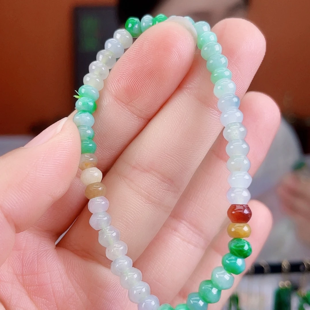 翡翠未镶嵌耳饰饰品