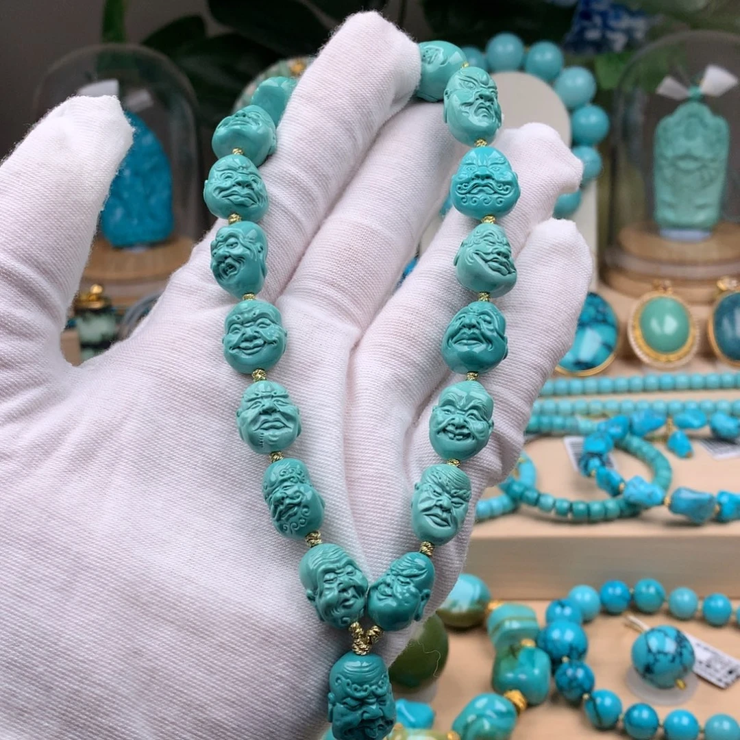 绿松石未镶嵌珠宝奇石