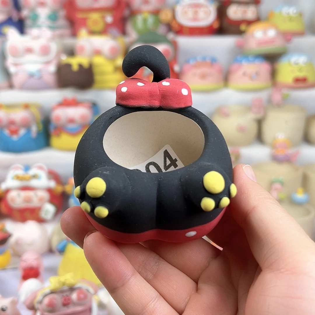 陶瓷A804米妮pp盆口4.3高3.8 特价满48元包邮