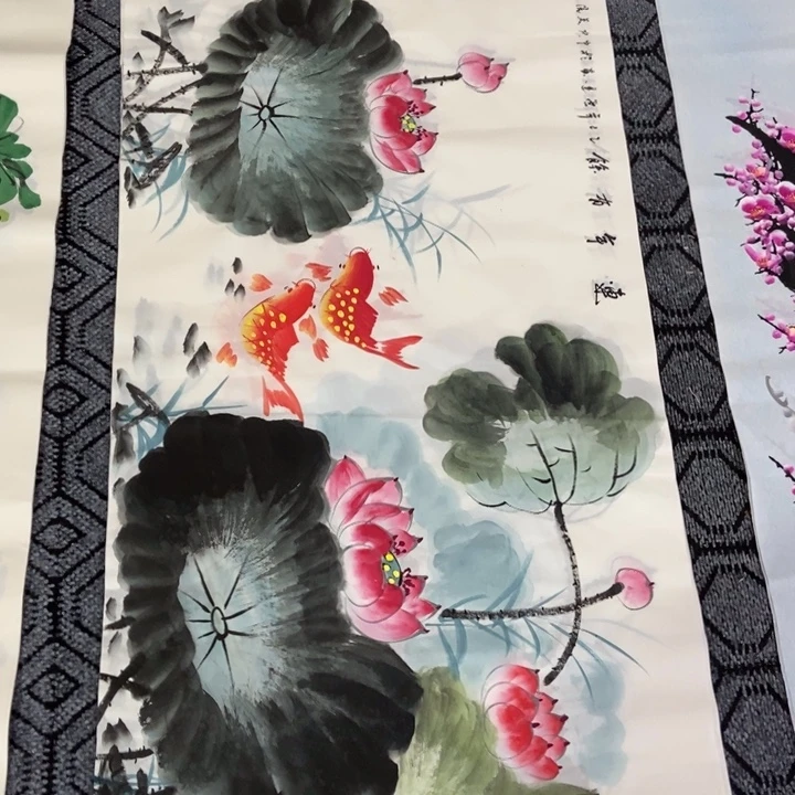 枕书斋画廊的直播间