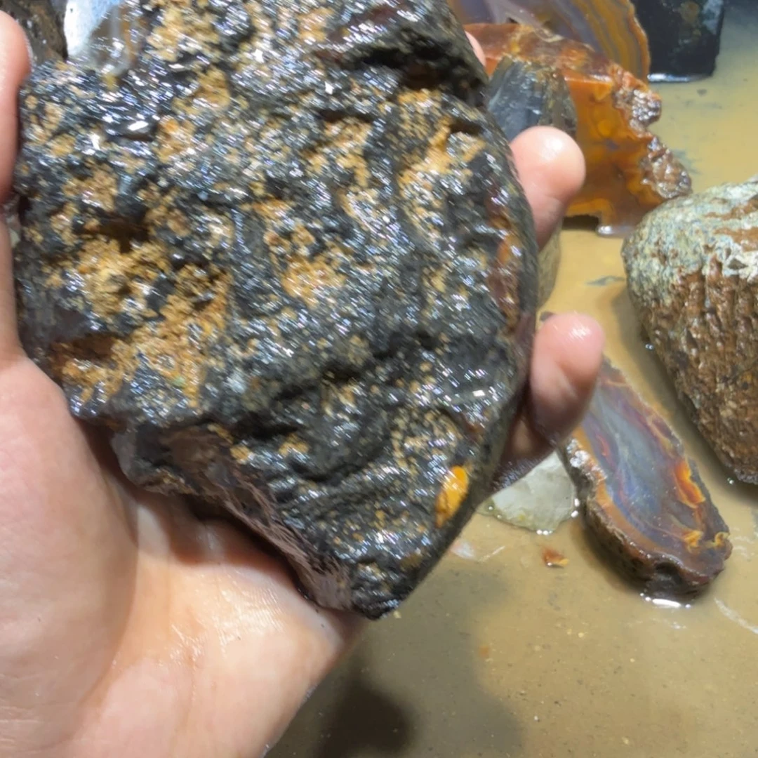 未镶嵌玛瑙/玉髓珠宝半成品