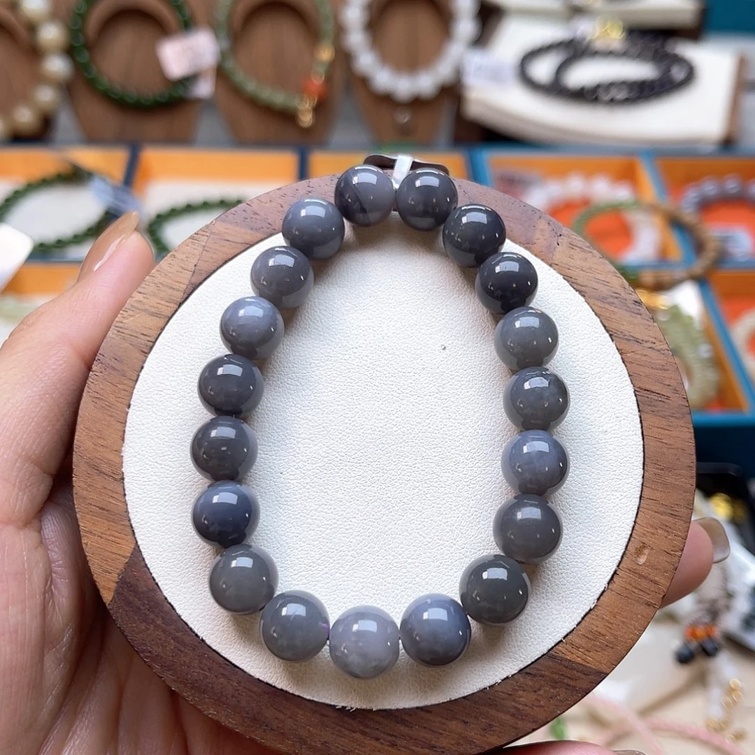 和田玉未镶嵌手串A10卡10